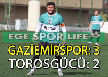 GAZİEMİRSPOR, İKİNCİ YARIDA 3 PUANI ALMAYI BAŞARDI