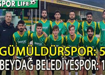 GÜMÜLDÜRSPOR, YÜKSELİŞİNİ SÜRDÜRDÜ