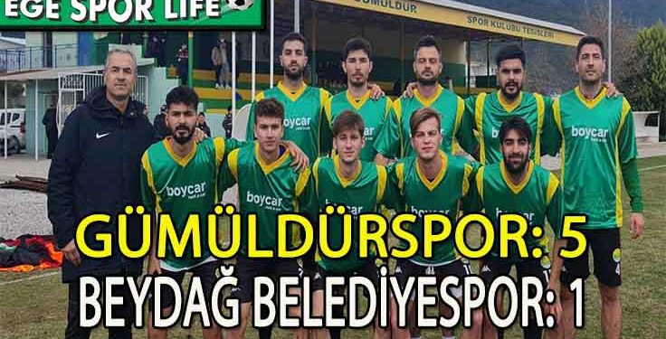 GÜMÜLDÜRSPOR, YÜKSELİŞİNİ SÜRDÜRDÜ