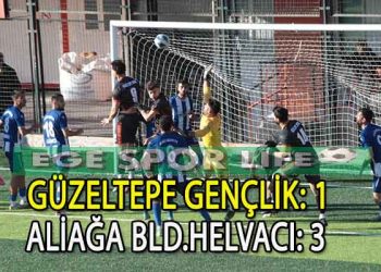 ALİAĞA HELVACI, ŞAMPİYONLUK YOLUNDA BİR ENGELİ DAHA AŞTI