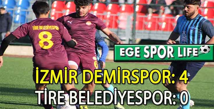 İZMİR DEMİRSPOR, GÜÇLÜ RAKİBİNİ YENDİ VE 3 PUANI ALDI