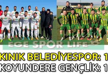 KINIK BELEDİYESPOR’A KOYUNDERE ŞOKU