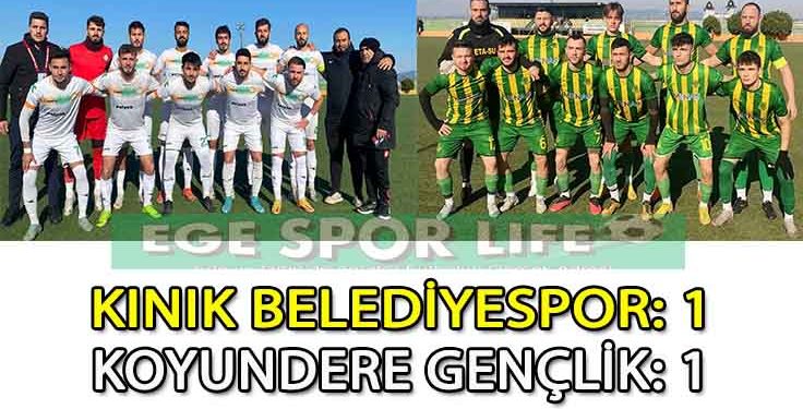 KINIK BELEDİYESPOR’A KOYUNDERE ŞOKU