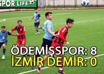 ÖDEMİŞSPOR 3 PUANI 8 GOLLE ALDI