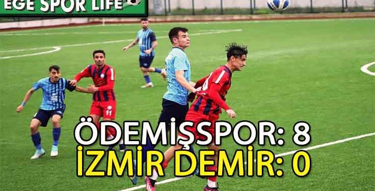 ÖDEMİŞSPOR 3 PUANI 8 GOLLE ALDI