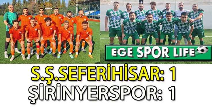 İKİ TAKIMDA BİRER PUANA RAZI OLDU