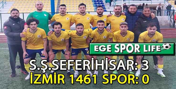 S.Ş. SEFERİHİSAR, 3 PUANI 3 GOLLE ALMAYI BAŞARDI