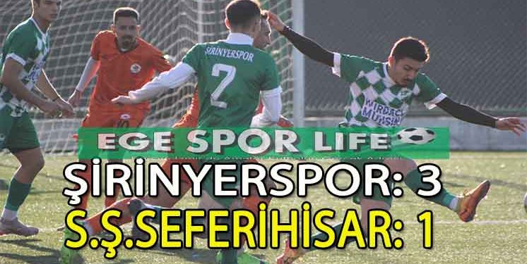 SEFERİHİSARSPOR’A, ŞİRİNYERSPOR ENGELİ