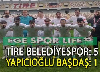 TİRE BELEDİYESPOR’DAN NET GALİBİYET