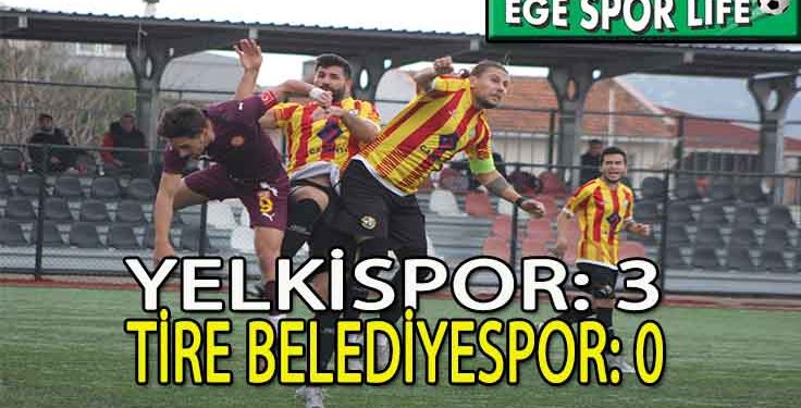 YELKİSPOR, TİRE ENGELİNİ İKİNCİ YARIDA AŞTI