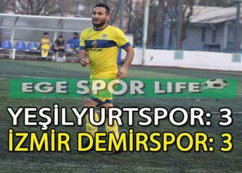YEŞİLYURTSPOR, 90+6’DA 1 PUANI ALDI