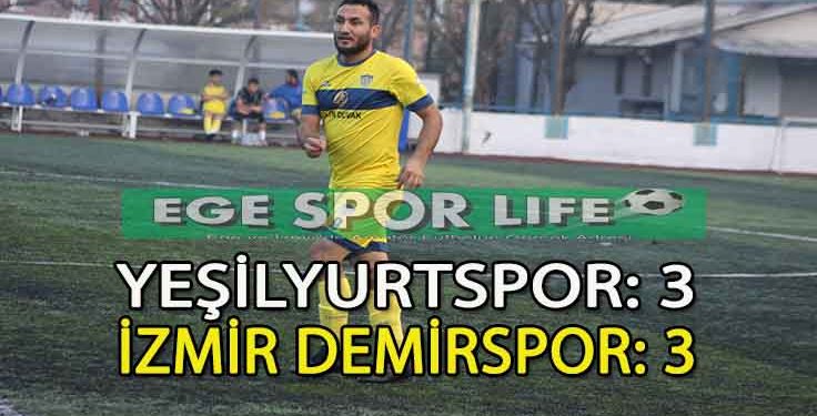 YEŞİLYURTSPOR, 90+6’DA 1 PUANI ALDI