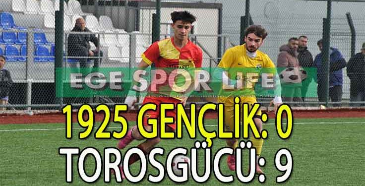 TOROSGÜCÜ, GALİBİYETİ 9 GOLLE ALDI