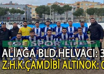 ALİAĞA HELVACI, ŞAMPİYONLUK İÇİN SON VİRAJA GİRDİ