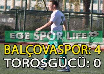 BALÇOVASPOR, 3 PUANI 4 GOLLE ALMAYI BAŞARDI