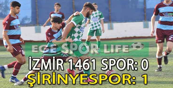 ŞİRİNYERSPOR TEK GOLLE 3 PUANI ALDI
