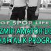 BAL VE İZMİR 1. AMATÖR LİGDE HAFTALIK MAÇ PROGRAMI BELLİ OLDU.