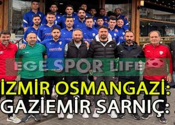GAZİEMİR SARNIÇ, LİGE GALİBİYETLE BAŞLADI