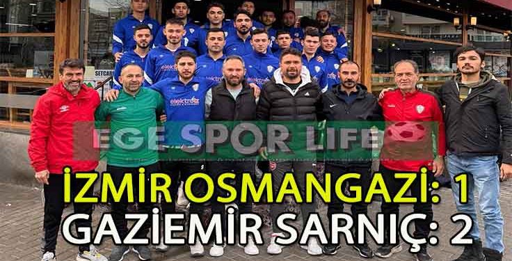 GAZİEMİR SARNIÇ, LİGE GALİBİYETLE BAŞLADI