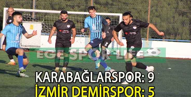 14 GOL ATILAN MAÇI KARABAĞLARSPOR KAZANDI