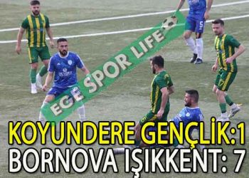 BORNOVA IŞIKKENT, DEPLASMANDA 3 PUANI 7 GOLLE ALDI
