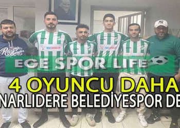 NARLIDERE BELEDİYESPOR’DA İMZALAR DEVAM ETTİ.