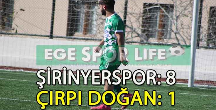 ŞİRİNYERSPOR’DAN GOLLÜ GALİBİYET