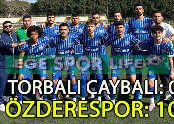 ÖZDERESPOR, FARKLI KAZANDI VE ŞAMPİYONLUĞA GÖZ KIRPTI