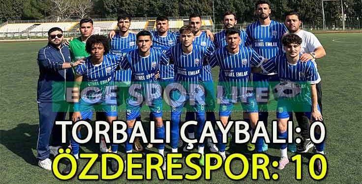 ÖZDERESPOR, FARKLI KAZANDI VE ŞAMPİYONLUĞA GÖZ KIRPTI