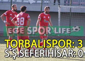 LİDER TORBALISPOR, İKİNCİ YARIDA 3 PUANI ALMAYI BAŞARDI
