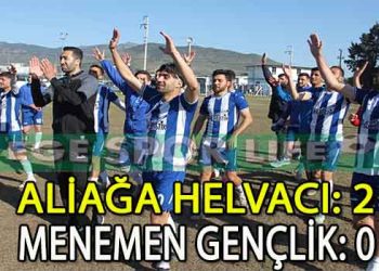 ALİAĞA HELVACI, HAFTAYI LİDER TAMAMLADI
