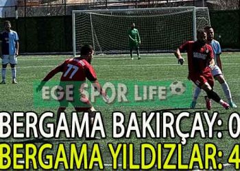 BERGAMA YILDIZLAR, DERBİYİ KAZANMASINI BİLDİ