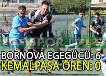 BORNOVA EGEGÜCÜ 3 PUANI 6 GOLLE ALDI