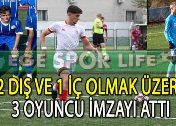 BERGAMA YILDIZLAR’DAN 3 İMZA