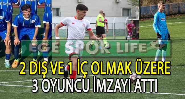BERGAMA YILDIZLAR’DAN 3 İMZA
