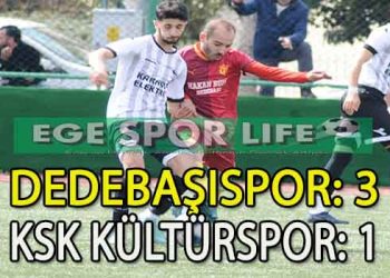 DEDEBAŞISPOR, ZORLU RAKİBİNİ GEÇMESİNİ BİLDİ