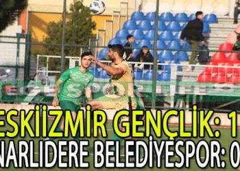 NARLIDERE TEK GOLLE YIKILDI