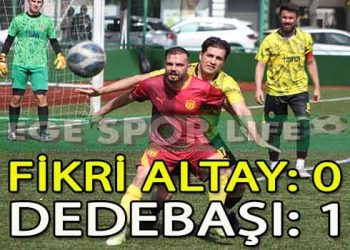 DEDEBAŞISPOR, TEK GOLLE 3 PUANI ALDI