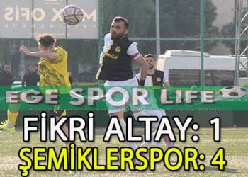 ŞEMİKLERSPOR, USTA AYAKLARI İLE SONUCA GİTTİ