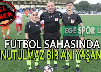 ÖĞRETMEN VE ÖĞRENCİSİ FUTBOL SAHASINDA BULUŞTU