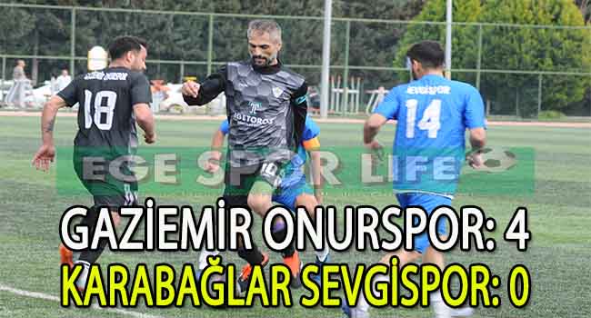 GAZİEMİR ONUR’DAN NET GALİBİYET