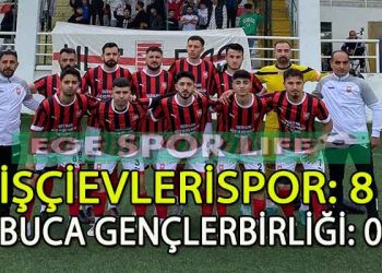 İŞÇİEVLERİSPOR’DAN GOLLÜ GALİBİYET