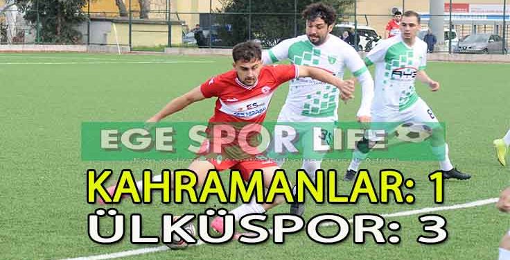 ÜLKÜSPOR HAFTAYI LİDER KAPATTI