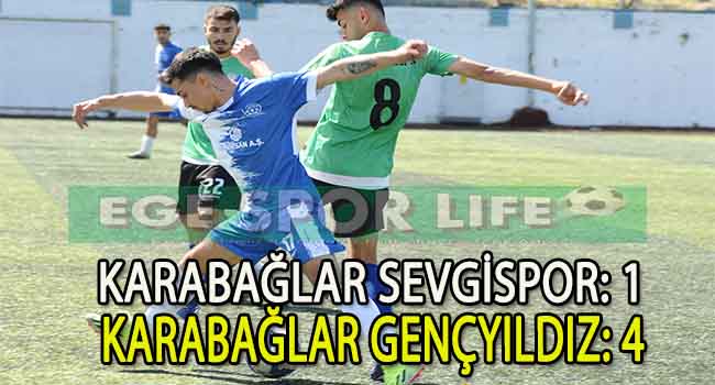KARABAĞLAR GENÇYILDIZ, 3 PUANI 4 GOLLE ALDI
