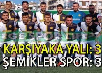 ŞEMİKLERSPOR BERABERLİKLE YETİNDİ