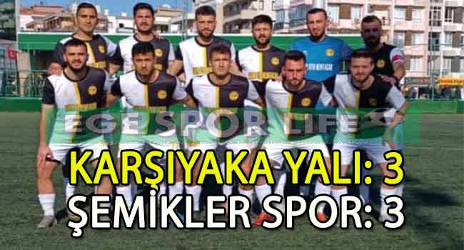ŞEMİKLERSPOR BERABERLİKLE YETİNDİ