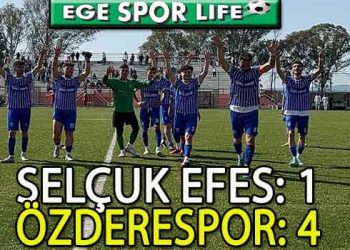 ÖZDERESPOR DOLU DİZGİN YOLUNA DEVAM ETTİ