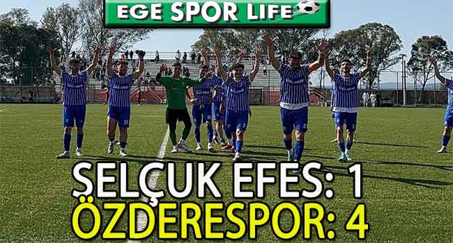 ÖZDERESPOR DOLU DİZGİN YOLUNA DEVAM ETTİ