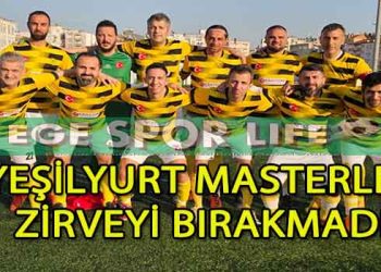MASTER FUTBOLUNDA YEŞİLYURT MASTERLER’İN NAMAĞLUP LİDERLİĞİ DEVAM ETTİ