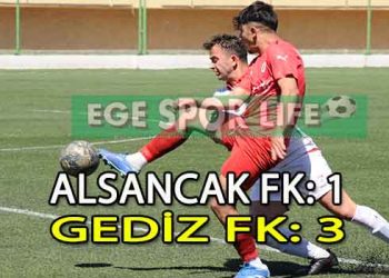 GEDİZ FK, 3 PUANI 3 GOLLE ALMAYI BAŞARDI